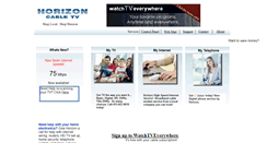Desktop Screenshot of horizoncable.com