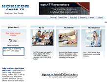 Tablet Screenshot of horizoncable.com